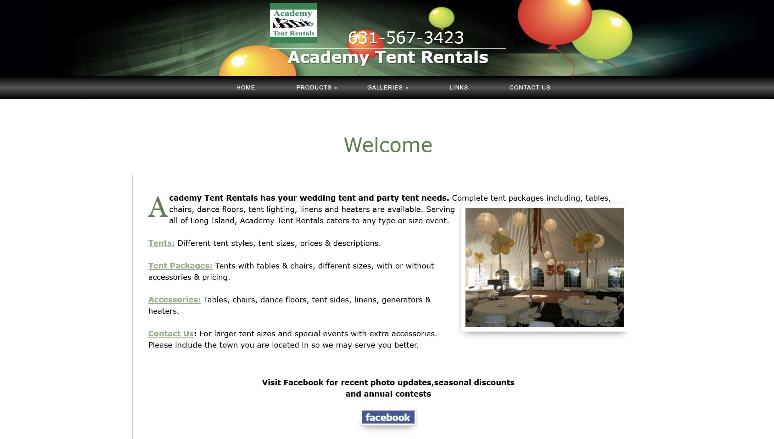 Event Rental Company — before