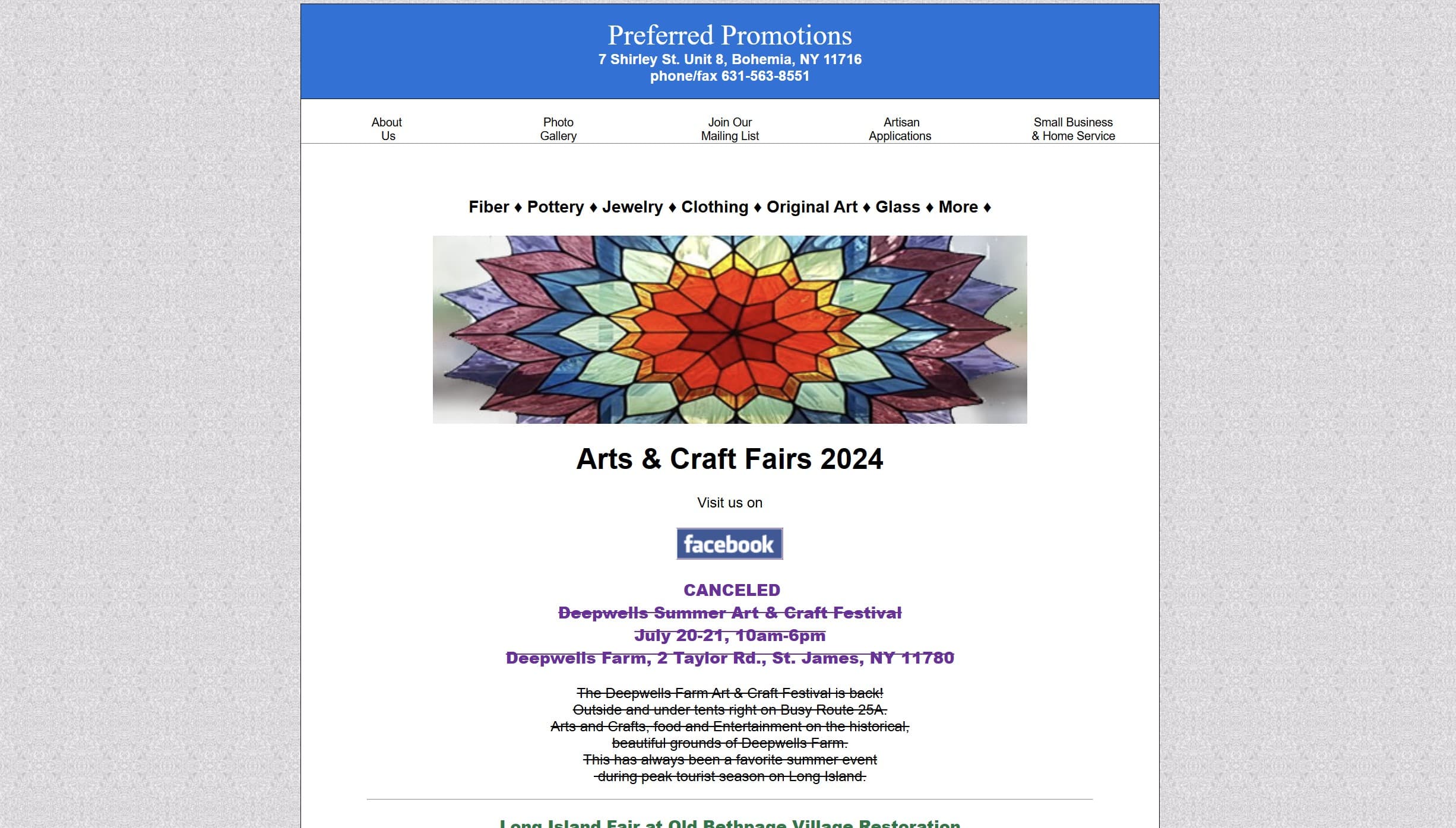 Arts & Craft Festival Producer — before
